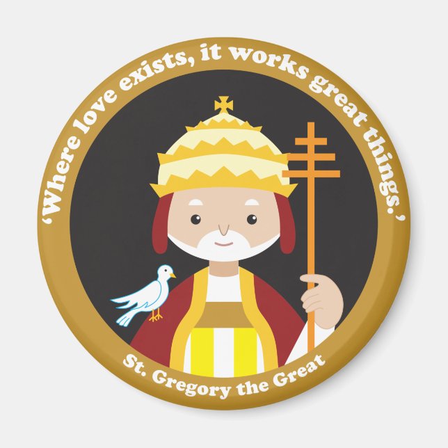 St. Gregory Underbaren Magnet (Framsidan)