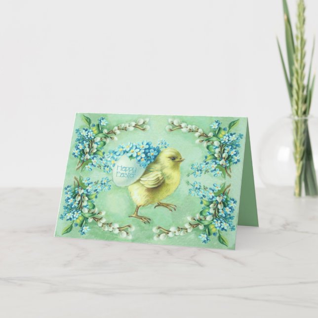 st_grönt_chick helgkort (Framsida)