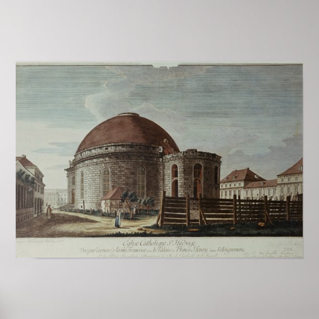 St. Hedwig, Cathedral, Berlin Poster (Framsidan)