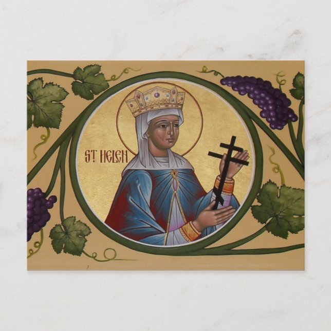 St. Helen Prayer Card Vykort (Framsida)