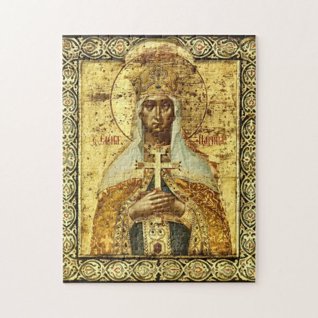 St. Helena Equal to the Apostles Orthodox Icon Pussel (Vertikal)