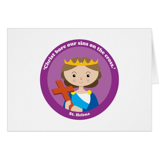 St. Helena Hälsningskort (Framsidan Horizontal)