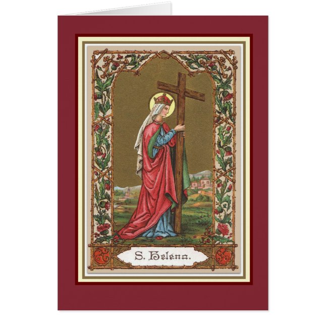 St Helena (Helen) Hälsningskort (Framsidan)