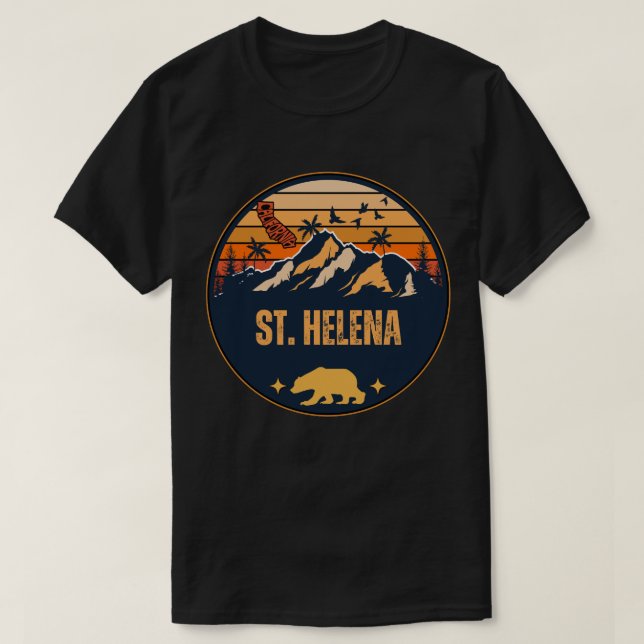 St. Helena, Kalifornien T Shirt (Design framsida)
