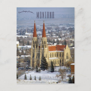 St. Helena-katedralen i Helena Montana Vykort