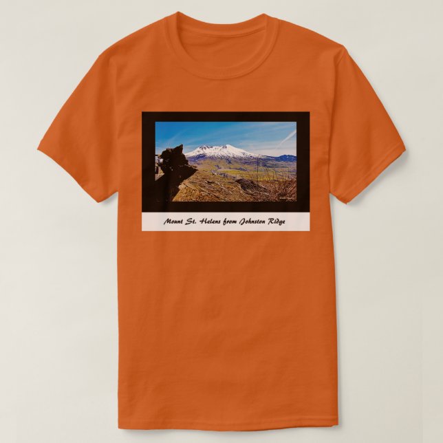St Helens från Johnston Ridge T Shirt (Design framsida)