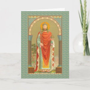 St Henry II, Emperor (BBS 10) Blank 5"x7" Hälsning Kort