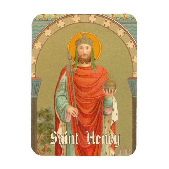 St. Henry II, Emperor (BBS 10) Rectangular Flexi Magnet (Vertikal)
