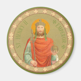 St. Henry II, Emperor (BBS 10) Round Magnet