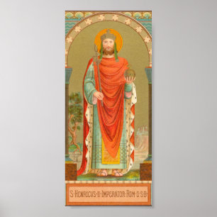 St. Henry II, Emperor (BBS 10; Stil 3) Poster