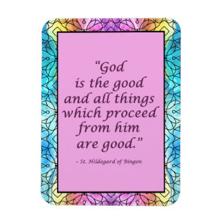 St. Hildegard of Bingen Quote Magnet