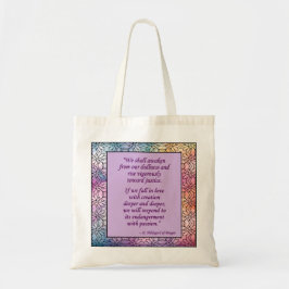 St. Hildegard of Bingen Quote Tote Bag Tygkasse