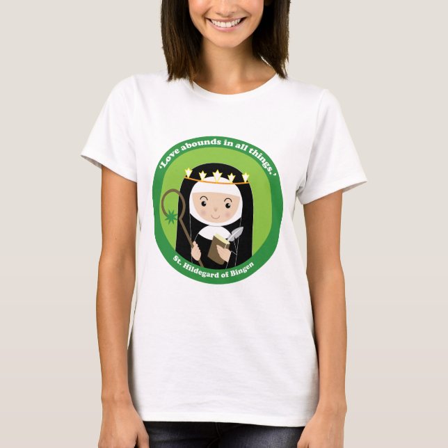 St. Hildegard T-shirt (Framsida)