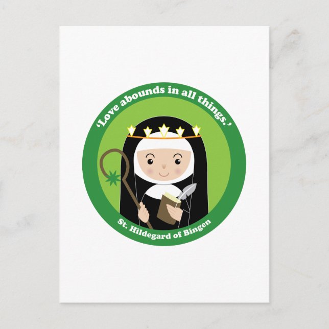 St. Hildegard Vykort (Framsida)