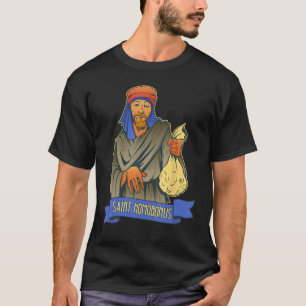 St Homobonus Patron Saint of Business People Tailo T Shirt