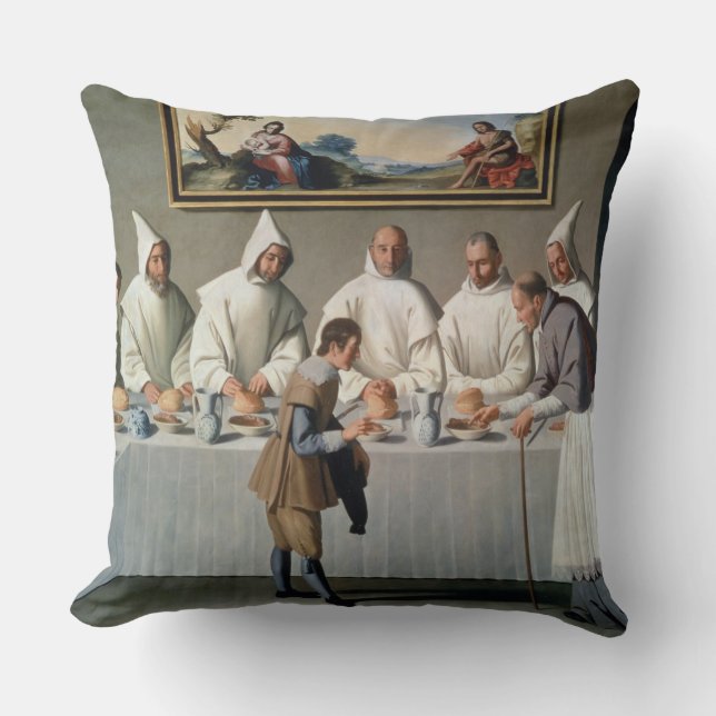 St. Hugh av Cluny (1024-1109) i refectoryen av Kudde (Framsida)