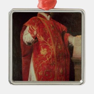 St Ignatius av den Loyola grundaren av jesuitsna Julgransprydnad Metall