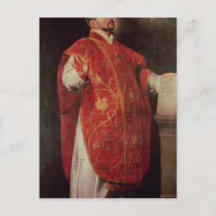 St Ignatius av den Loyola grundaren av jesuitsna Vykort