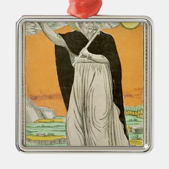 St Ignatius av Loyola Julgransprydnad Metall (Framsidan)
