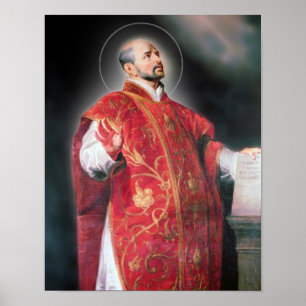 St Ignatius av Loyola Poster
