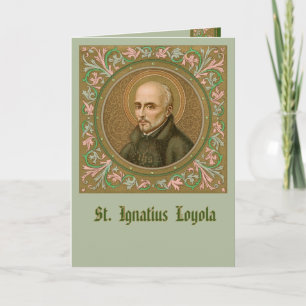 St. Ignatius Loyola (BK 050) Blank Hälsning/Note Kort