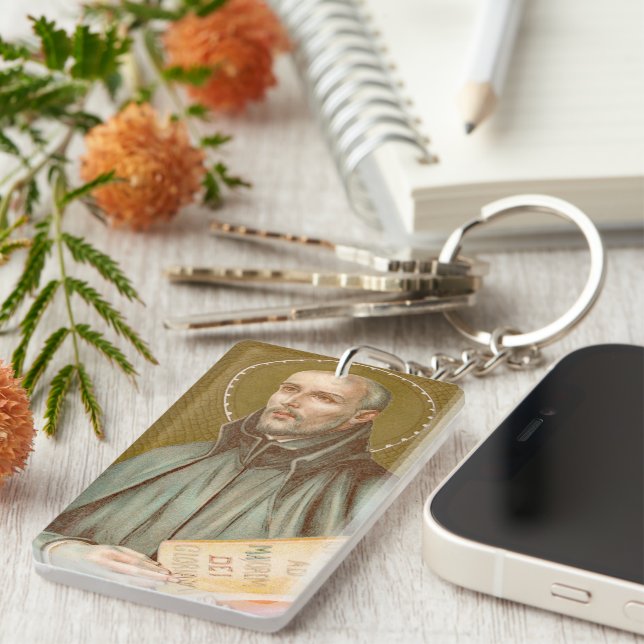 St. Ignatius Loyola (JM 27) Keychain Nyckelring (Högra Framsidan)