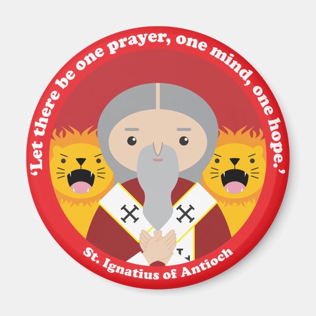 St. Ignatius of Antioch Magnet (Framsidan)