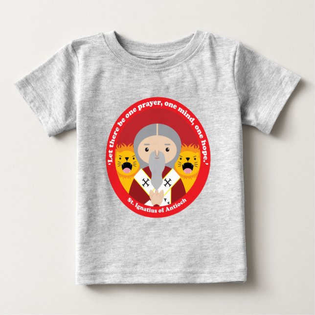 St. Ignatius of Antioch T Shirt (Framsida)