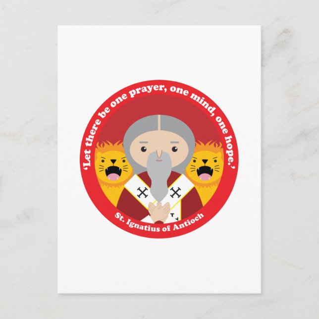 St. Ignatius of Antioch Vykort (Framsida)