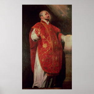 St Ignatius of Loyola Founder of the Jesuits Poster