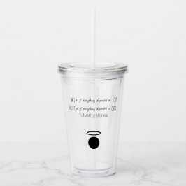 St Ignatius of Loyola Quote Tumbler Take Away Mugg
