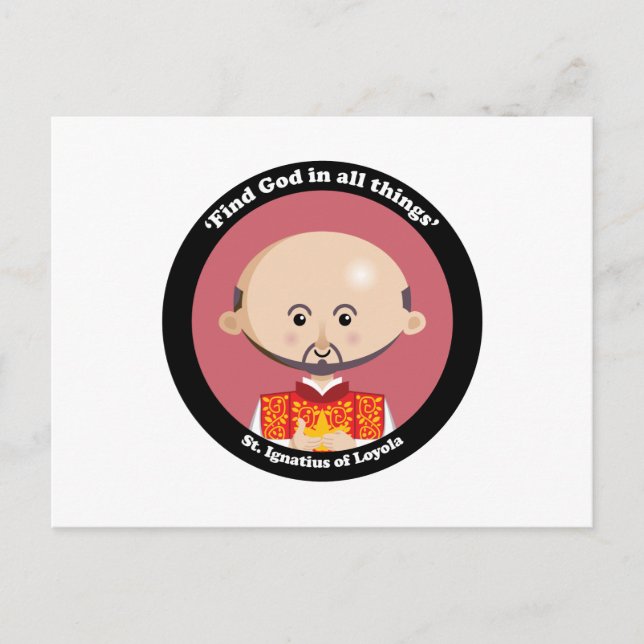 St. Ignatius of Loyola Vykort (Framsida)