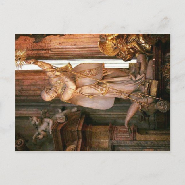 St Ignatius over Martin Luther Vykort (Framsida)