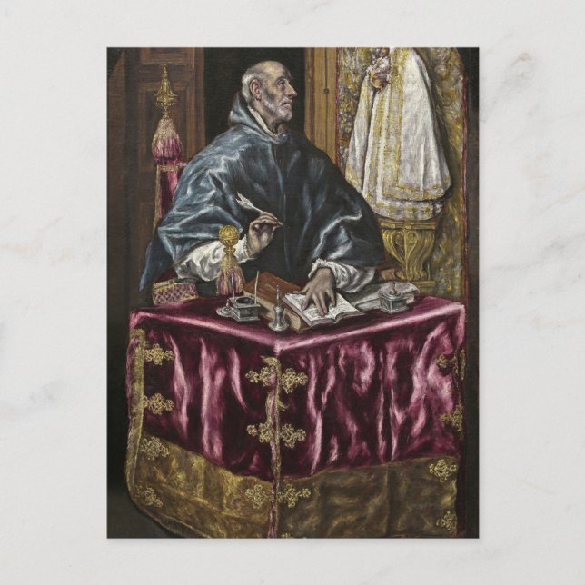 St. Ildefonso av El Greco Vykort (Framsida)