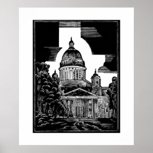 St Isaacs katedral ST PETERSBURG Poster