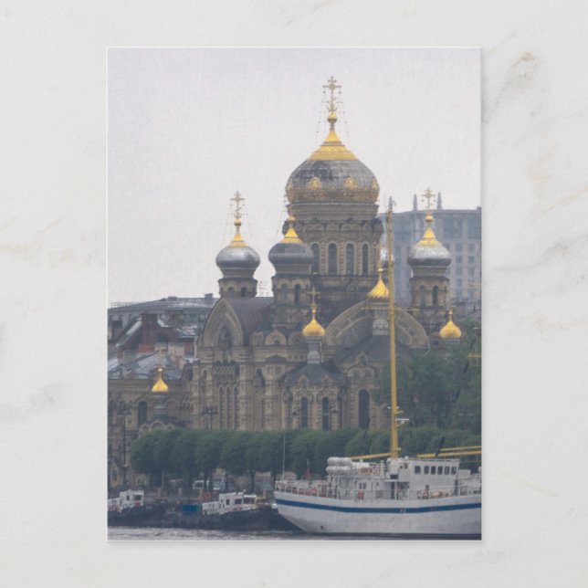 St. Isaacs Square St. Petersburg, Ryssland Vykort (Framsida)