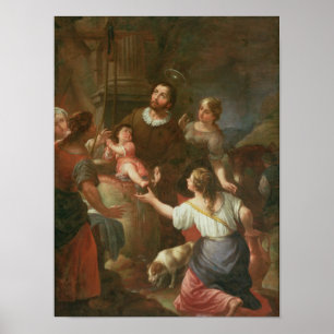 St. Isidore och Miracle vid brunnen Poster