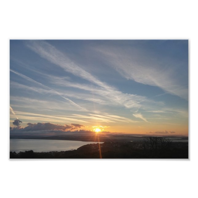 St.Ives Bay Sunrise Fototryck (Framsidan)