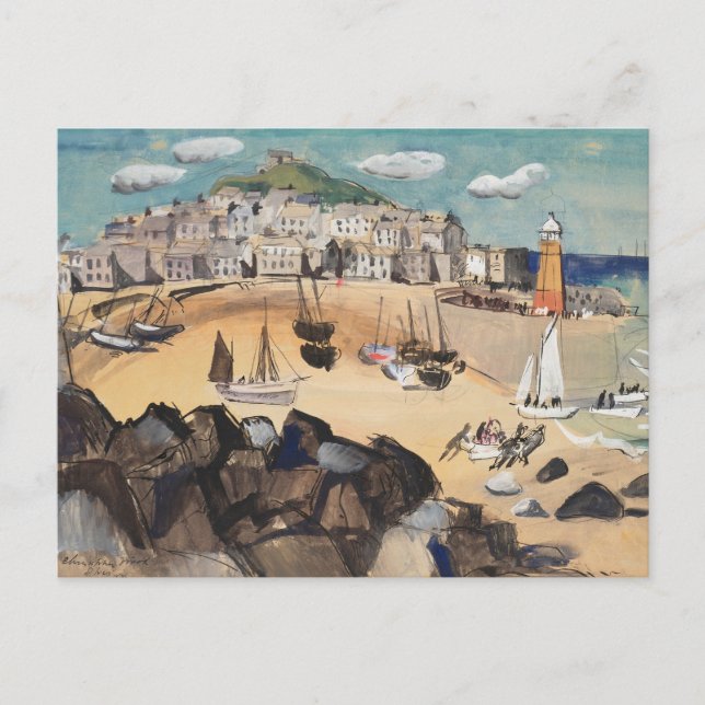 St. Ives | Christopher Wood Vykort (Framsida)