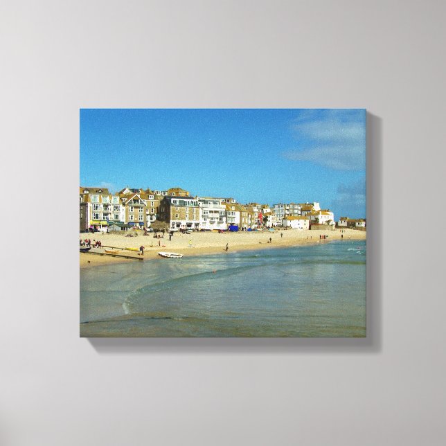 St Ives Cornwall England Photo Canvastryck (Framsida)