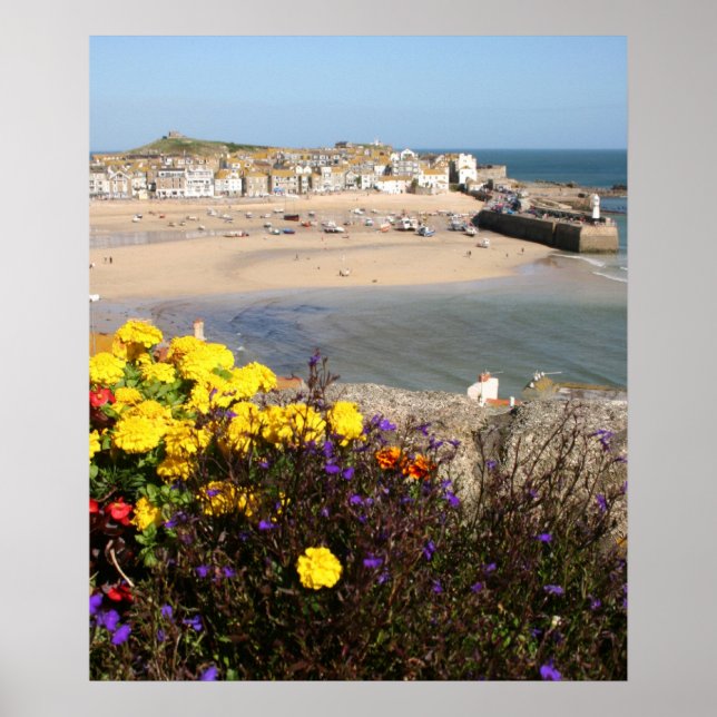 St Ives Cornwall Poster (Framsidan)