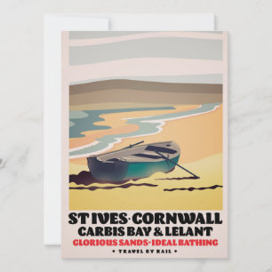 St Ives Cornwall Resemålare Affisch