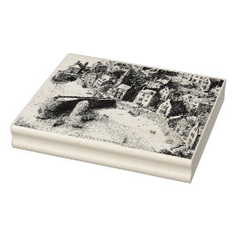 St Ives Cornwall Vintage Sketch Stämpel