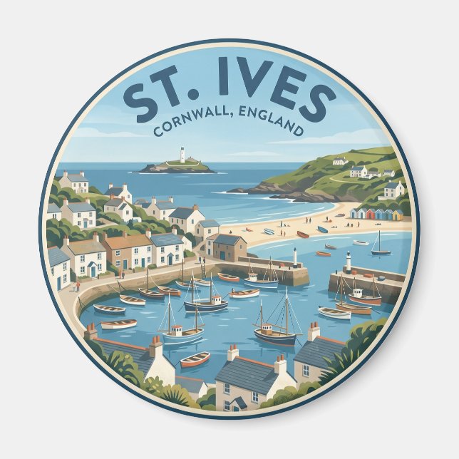 St. Ives England Magnet (Framsidan)