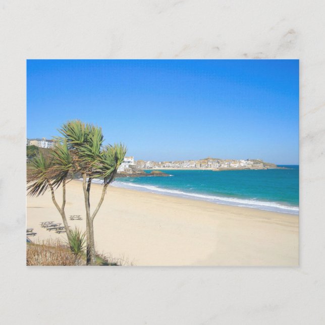 St.Ives i Cornwall Vykort (Framsida)