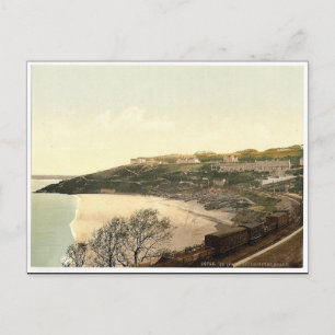 St. Ives, Porthminster Beach, Cornwall, England cl Vykort