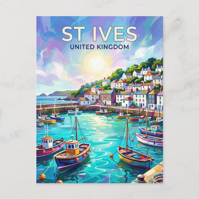 St Ives Storbritannien Vykort (Framsida)