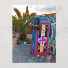 St. Ives - Telephone Box - Cornwall Vykort