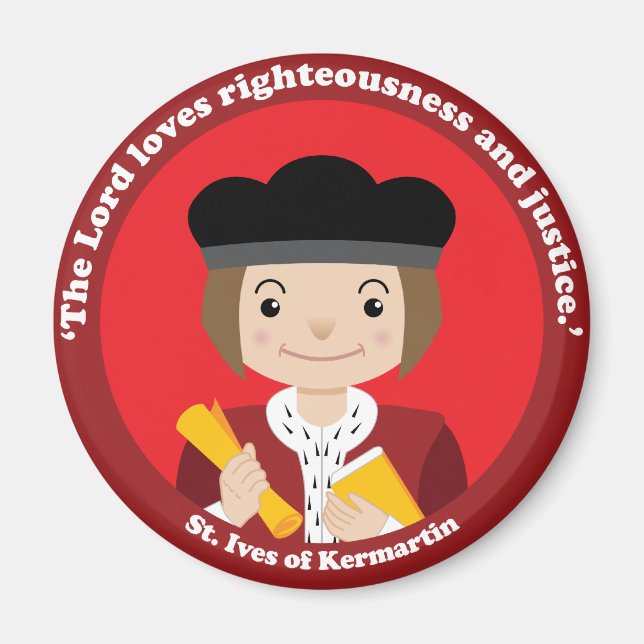 St. Ivo Kermatin Magnet (Framsidan)