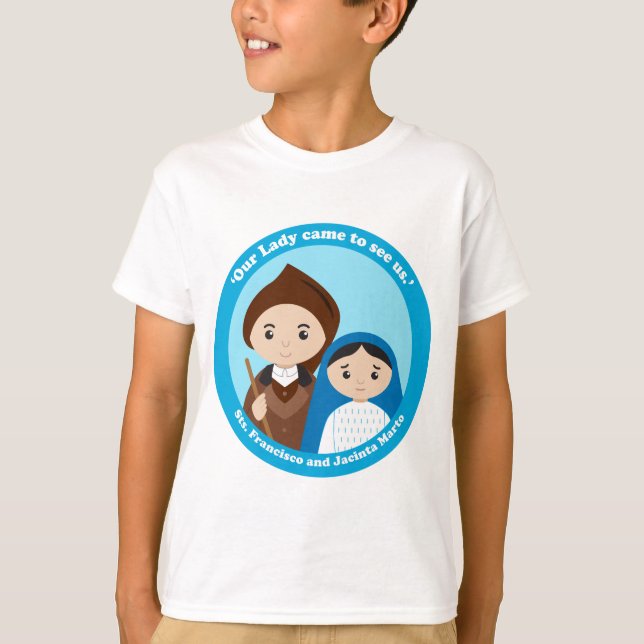 St. Jacinta och St. Francisco Marto T Shirt (Framsida)